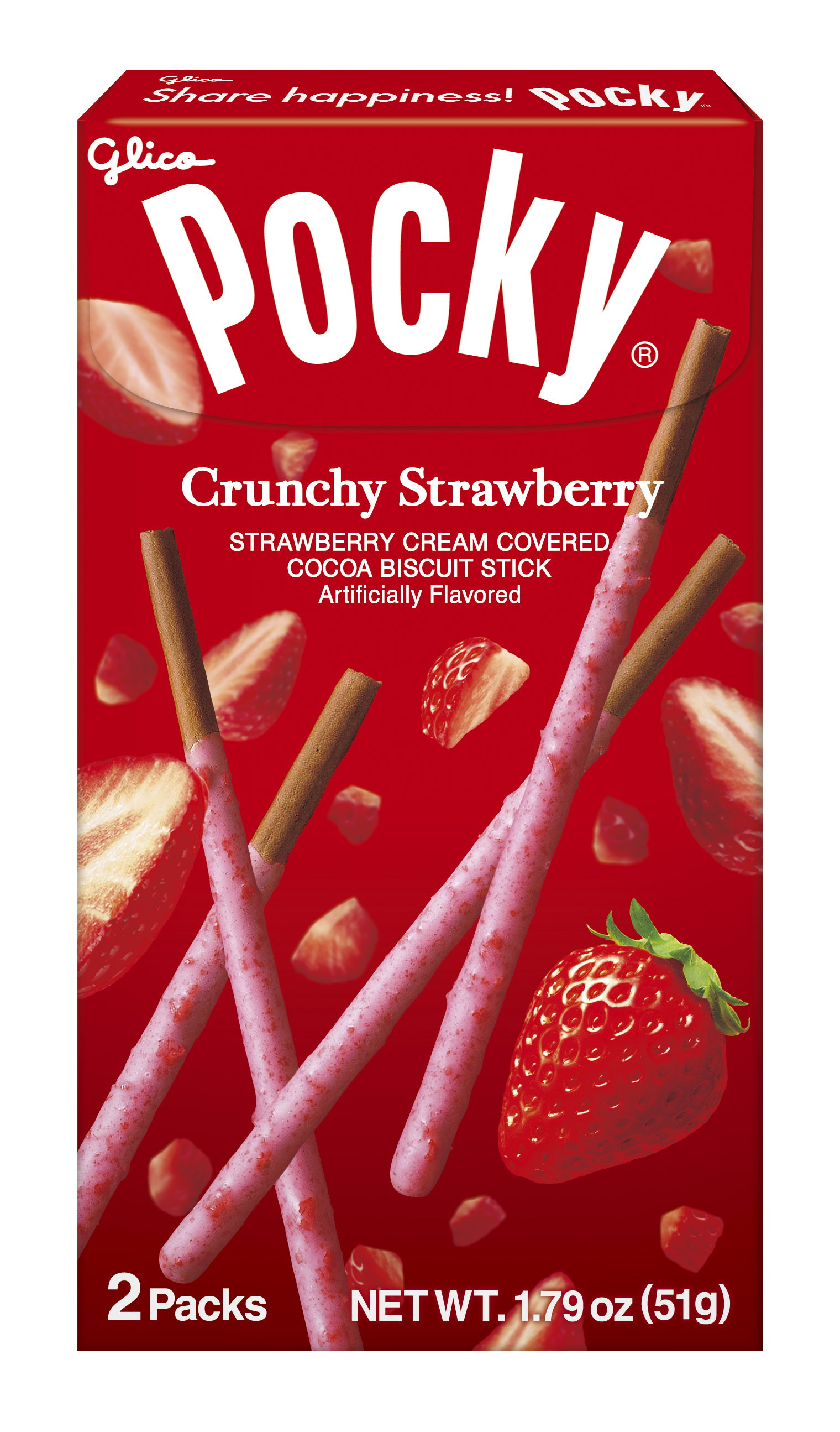 Pocky Crunchy Strawberry Ezaki Glico USA Corporation